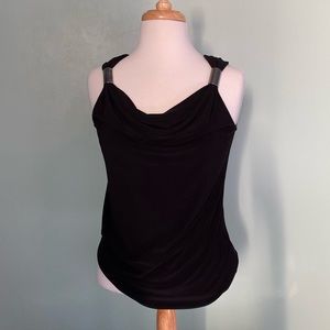 Women’s elegant black tank top